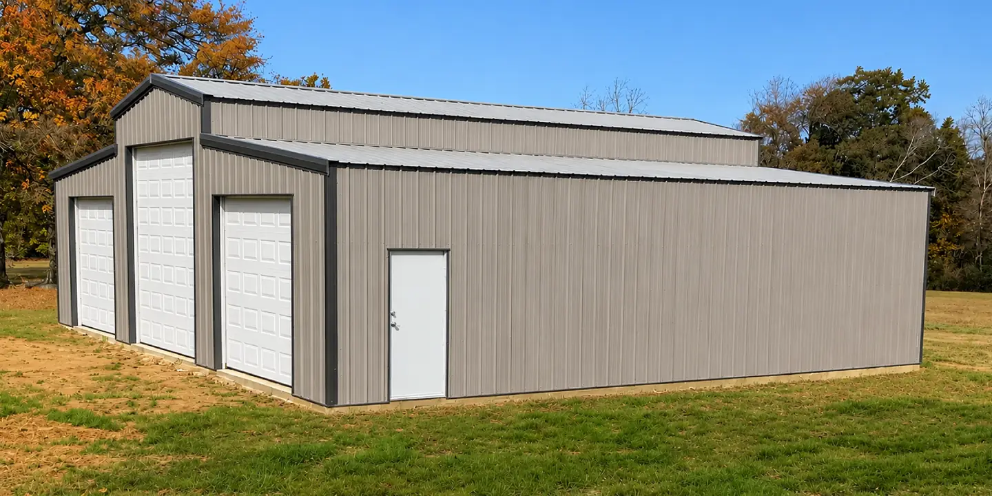 Custom metal building in Northwest Alabama